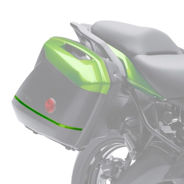 Kawasaki Kawasaki Candy Lime Green Pannier Deco Stripe Kit